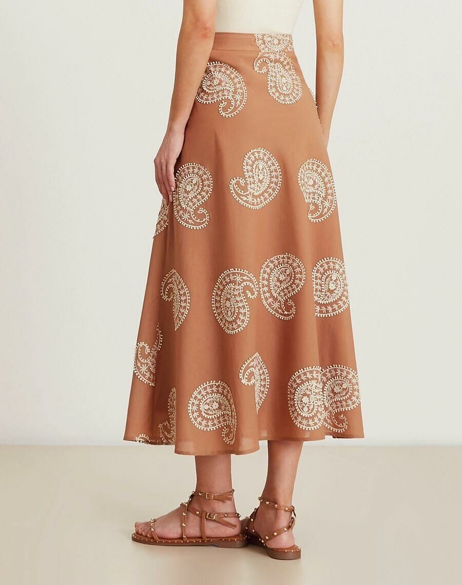 Imagem de Saia Camily Marrom Amissima